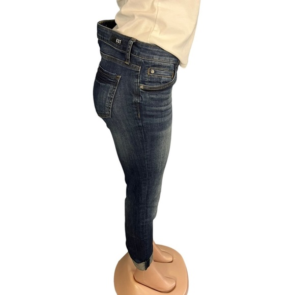 3/$30 🍂 Kut from the Kloth Catherine Roll-Up Cuff Boyfriend Jeans - Picture 7 of 12